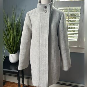 J. Crew Light Gray Pea Coat